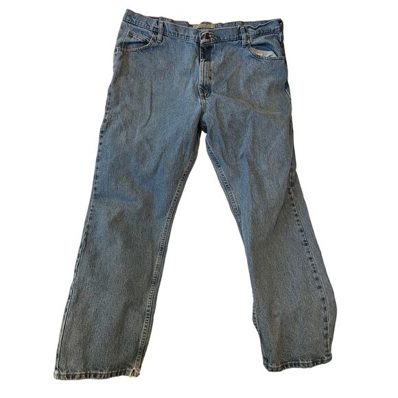 Wrangler Authentics Blue Jeans Mens 42x32 - Picture 1 of 4